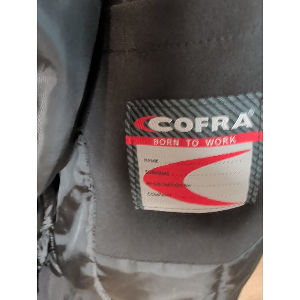 Cofra Born To Work Waterproof Jacket Coat Black Grey Men's EU 50 US M/L - Picture 5 of 14